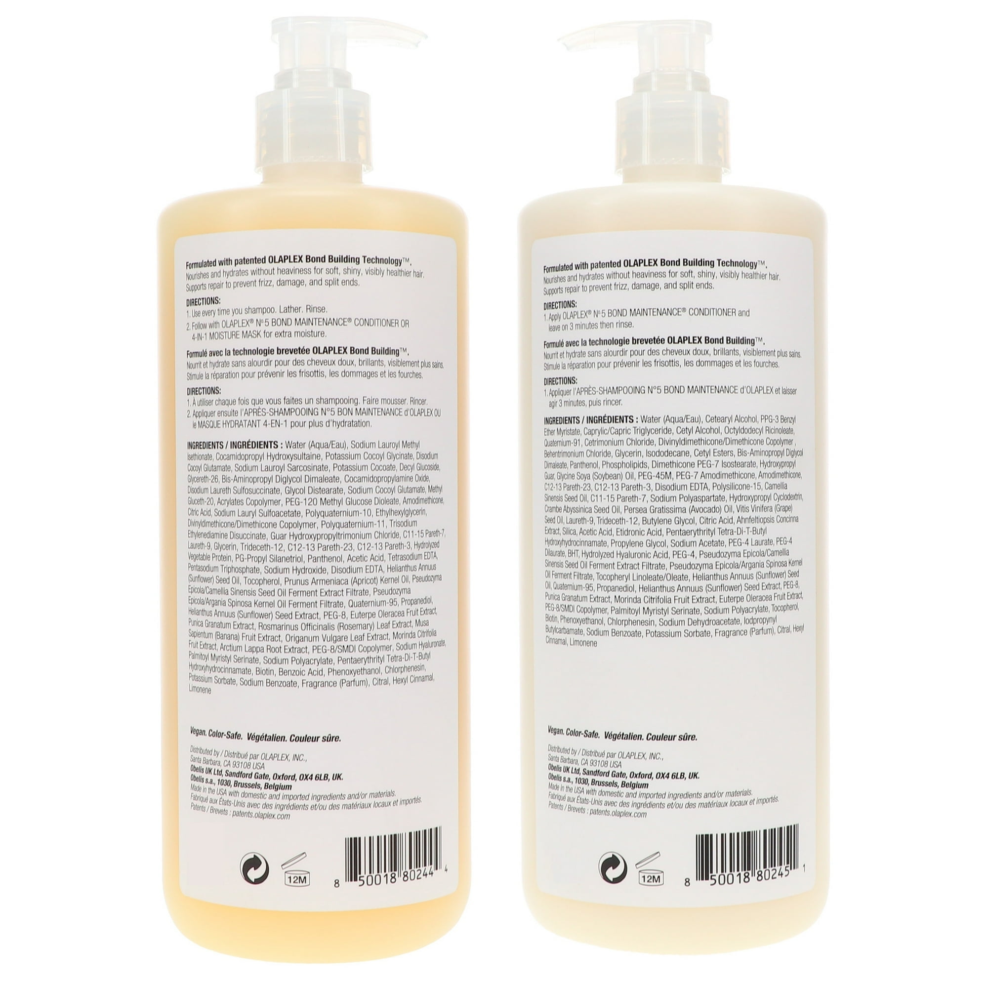Olaplex No. 4 & 5 Shampoo and Conditioner Set with Pump Olaplex No. 4 & 5 Shampoo and Conditioner Set with Pump