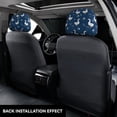 thumbnail image 5 of 2 PCS Car Headrest Cover, Bohemian Cute Duck Navy Blue Soft Car Seat Head Rest Cover Protector Interior Car Accessories Seat Covers for Cars Truck Auto Only Covers, 5 of 8