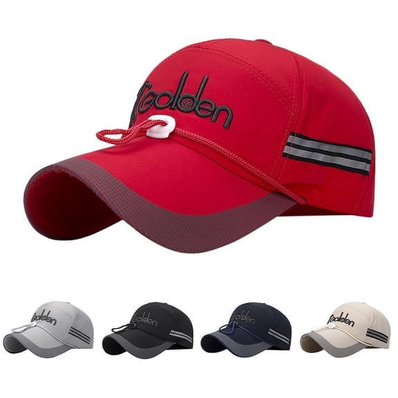 Only Moment Red Structured Mesh Baseball Cap Polyester Men Women Washed Distressed Twill Cotton Baseball Cap Vintage Adjustable Dad Hat One Size