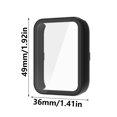 thumbnail image 5 of Fogun Full Coverage Smartwatch Housing Integrated PC Glass Screen Protector Hard Sleeve Case Prevents Damage for Band 9, 5 of 5