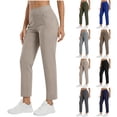 thumbnail image 2 of Womens Golf Workout Pants Casual Travel Pants Stretch Golf Pants Cropped Pants Casual Sports Pants Size S-3XL, 2 of 9