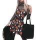 thumbnail image 1 of Txlixc Vestido de tirante femenino, vestido de verano de calabaza de Halloween con cuello en u Txlixc moda, 1 of 8