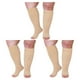 thumbnail image 1 of Calcetines de compresión Sonducket pantorrilla ancha cuidado de la salud Color de piel negra multicolor hasta la rodilla, 1 of 6
