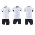 thumbnail image 4 of ITSAME Boys Soccer Jersey Set, Breathable Quick-Dry V-Neck Shirts and Shorts Football Training Outfits 2-Piece White Size 14-15, 4 of 6