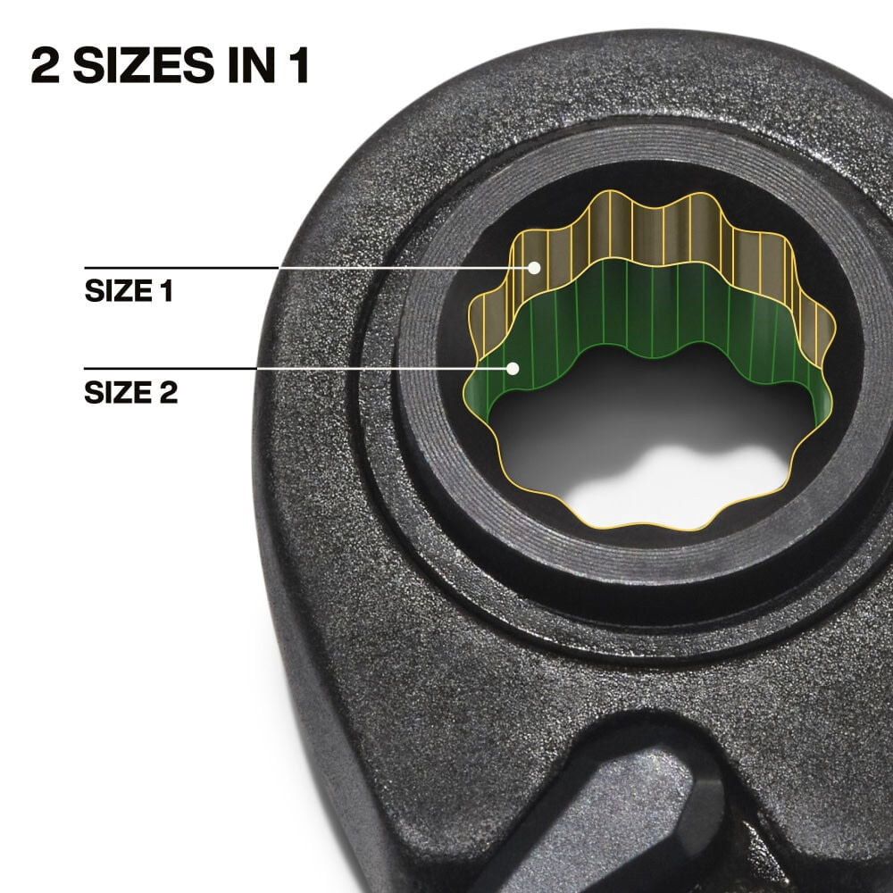 Klein Tools 4 In 1 Ratcheting Wrench Medium