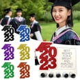 thumbnail image 2 of FaLX Graduation Card Money Holder 5-holes Hat Tassel Best Wishes Solid Gift Wooden 2023 Grad Party Greeting Card Money Holder Party Supplies, 2 of 8