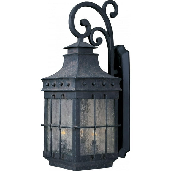 Maxim Nantucket Four Light 32-Inch Outdoor Wall Light - Country Forge - 30085CDCF