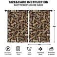 thumbnail image 2 of Blackout Kids Curtains,Dog Bones and Dog Footprints Childrens Insulated Curtains Set Of 2,Bedroom Essentials,Toddler Room Decor 42x63in(106x160cm), 2 of 4