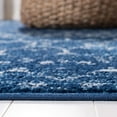 thumbnail image 4 of SAFAVIEH Tulum Adair Distressed Geometric Runner, 2' x 5', Blue/Ivory, 4 of 7