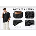 thumbnail image 4 of RICHCOIN Men's Oversized T-Shirts Loose Fit Vintage Washed Tee Unisex Short Sleeve Casual Tops, 4 of 8