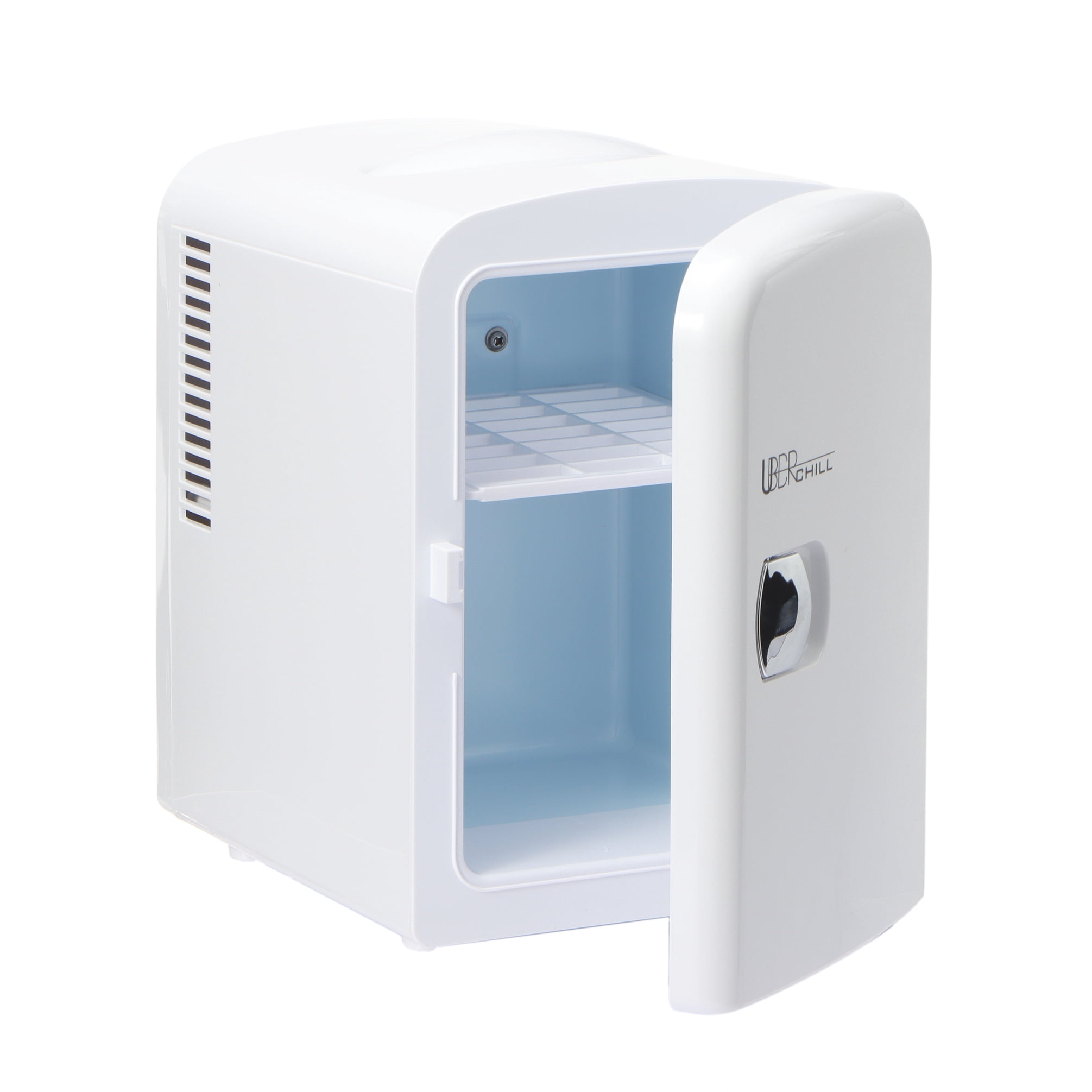 Uber Appliance Uber Chill 4 Liter 6-Can Portable Mini Fridge, White - Thermoelectric