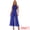 Royal Blue, variant on DARING DIVA Women's Sleeveless Chiffon Wide Leg Jumpsuit M Apricot