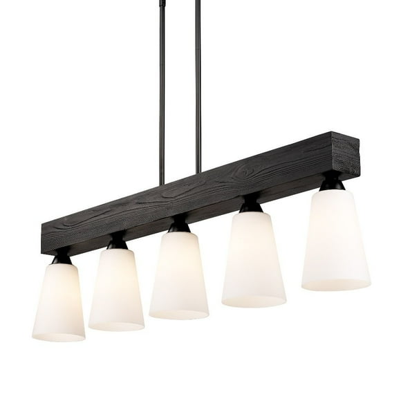 Golden Lighting - Neela - 5 Light Linear Pendant-11.75 Inches Tall and 41.63