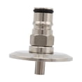 thumbnail image 3 of Adaptador de barril de acero inoxidable 304 de fácil instalación con conexión rápida de abrazadera triple de 1,5 pulgadas a poste de bloqueo de bola Poste líquido, 3 of 8
