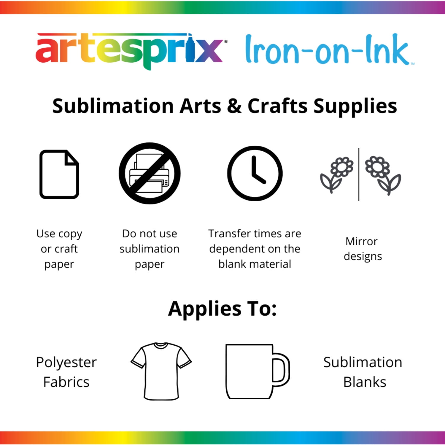 Artesprix Sublimation 2 oz Acrylic Paints, Blue/Black/Yellow, 5 Packs