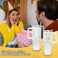 thumbnail image 5 of Happy 30th Birthday Gifts for Women, 40 oz Tumbler with Handle and Straw Lid, 30 Years Old Gifts Idea for Her, Thirty Birthday Present Back in 1994 Tumbler Cup（White）, 5 of 6