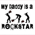 thumbnail image 2 of CafePress - My Daddy Is A Rock Star Infant Bodysuit - Baby Light Bodysuit, Size Newborn - 24 Months, 2 of 4