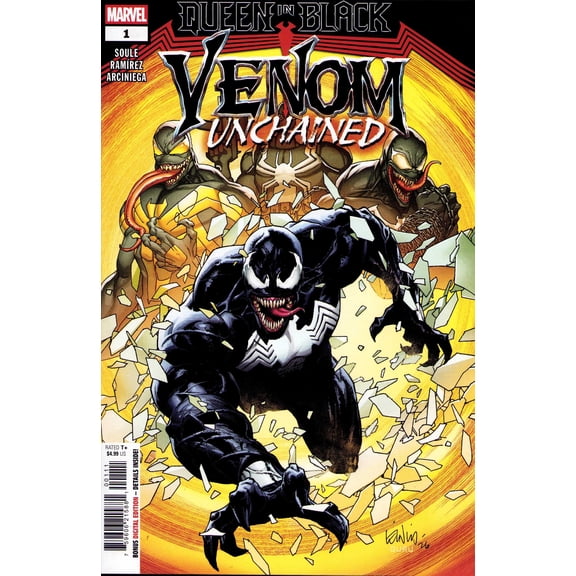 Queen in Black: Venom Unchained #1 VF ; Marvel Comic Book