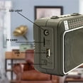 thumbnail image 2 of Portable Radio Am Fm Sw Rechargeable Radio With LED Flashlight Built In Speaker Reception Compatible For J19BT, 2 of 9