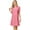 Pink, variant on Women's Double Take Full Size Texture Collared Neck Short Sleeve Dress 98% Polyester 2% Spandex for daily wear
