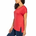 thumbnail image 2 of Orvis Womens V-Neck Tunic Top,Burnt Clay,Small, 2 of 3