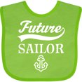thumbnail image 3 of Inktastic Future Sailor Kids Sailing Boys Baby Bib, 3 of 4
