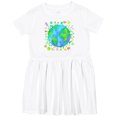 thumbnail image 3 of Inktastic Earth Day with Flowers Girls Toddler Dress, 3 of 5