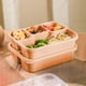 thumbnail image 4 of Caja de Plástico para Refrigerios con Cuatro Compartimentos, Lonchera para Niños con Alimentos Frescos, 4 of 6