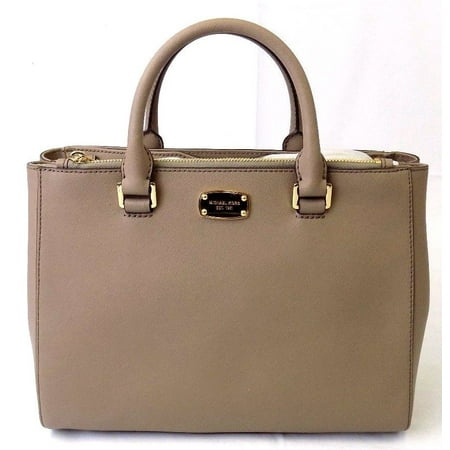 New Michael Kors Kellen Medium Satchel Dark Taupe Gray Leather New Michael Kors Kellen Medium Satchel Dark Taupe Gray Leather Shoulder Bag
