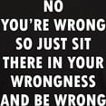 thumbnail image 3 of CafePress - No Wrongness Men's Value T Shirt - Men's Classic Graphic Cotton T-Shirt, 3 of 4