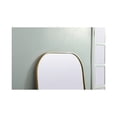 thumbnail image 6 of Elegant Decor Metal Frame Arch Full Length Mirror 35x72 Inch in Brass, 6 of 8
