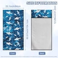thumbnail image 7 of XYZCANDO Shark Car Towel Cushion Cover Camo Waterproof Sweat Towels Bucket Seat Covers Non Slip Backing Sweatproof Cushion Protector Suitable for Most Cars SUV and Sedan, 7 of 7