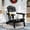 Black, variant on Hidpriva 1PC Folding Adirondack Chair, HDPE All-Weather Resistant Patio Chair, Oversized Folding Eco-Friendly Chair for Outdoor, Patio, Lawn, Garden, Backyard Deck, Fire Pit, Black