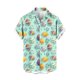 thumbnail image 2 of Blusa y camisa de manga corta con cuello vuelto para hombre, camisa informal de moda para hombre, camisa de manga corta con cuello vuelto, camisa de verano con botones, blusa de poliéster para hombre, 2 of 4