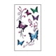 thumbnail image 1 of Pegatinas de tatuajes, tatuajes temporales para hombres, mujeres y adultos. Tatuajes temporales para mujeres adultas. Pegatinas de tatuajes de manga de mariposas pequeñas., 1 of 3