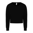 thumbnail image 1 of Awdis - Suéter Crop Top Just Hoods para Mujer (Negro Intenso), 1 of 1