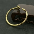 thumbnail image 1 of Naierhg Man Woman Brass Adjustable Hand Bracelet Bangle Valentine Day Jewelry Gift Cuff, 1 of 8
