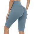 thumbnail image 3 of Women's Biker Shorts High Waist Butt Lift Yoga Workout Shorts with Hidden Pockets, 3 of 7