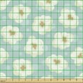 thumbnail image 2 of Ambesonne Popcorn Fabric by the Yard Upholstery, Movie Night Cinema Snack, 2 Yards, Eggshell Tan Pale Blue, 2 of 5