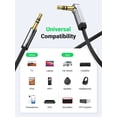 thumbnail image 4 of Cable Auxiliar 3.5 Mm Ugreen Conector 90° Chapa Oro 2.0 Metros, 4 of 8