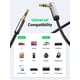 thumbnail image 4 of Cable Auxiliar 3.5 Mm Ugreen Conector 90° Chapa Oro 2.0 Metros, 4 of 8