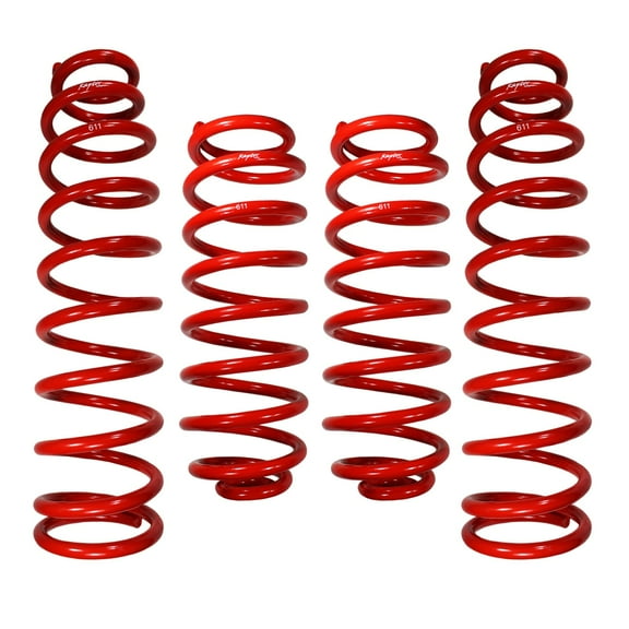 RSO Suspension Coil Springs 4 inch Lift Front and Rear Kit for 07-18 Wrangler JK 2-Door