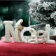 thumbnail image 3 of Conjunto de figuras de belén moderno, elegante y encantadora escena con letras inglesas de nacimiento. NOEL beige, 3 of 9