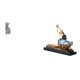 thumbnail image 1 of Estatua de gato, figura de escritorio, creativa estatua de bailarina de ballet de resina, elegante figura de bailarina, finamente elaborada, adecuada, 1 of 8