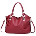 thumbnail image 1 of Bolso de hombro a la moda para mujer, correa ajustable de PU de gran capacidad para viajes al aire libre, 1 of 3