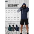 thumbnail image 5 of 3 Pack Men's UPF 50+ Sun Protection Hoodie, Long Sleeve Moisture Wicking Fishing Shirt with Face Mask, 5 of 9