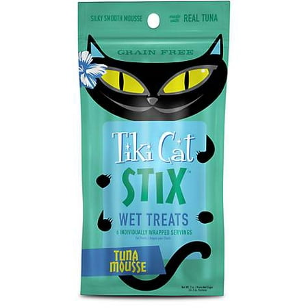 Tiki Cat Stix Tuna Mousse Cat Treats, 3 oz (pack of
