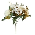 thumbnail image 5 of CoreLiving Silk Artificial Hydrangea Ball and Chrysanthemum Bouquet Faux Floral Arrangement for Bridal Wedding Home Garden Party Table Decor 2 count, 5 of 10