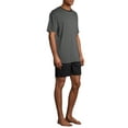 thumbnail image 4 of Hanes Men's Soft Pajama Short Sleeve Top and Shorts Set, 4 of 6