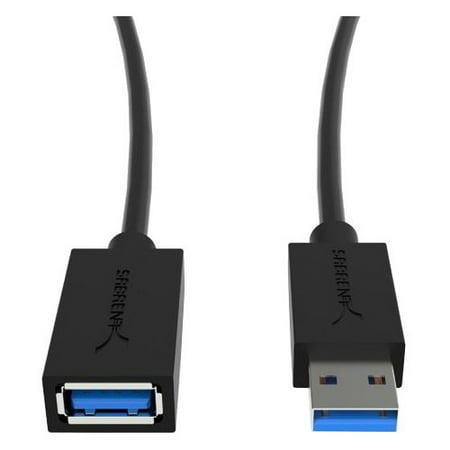 Sabrent CB-3060 6ft Male USB 3.0 to Female USB 3.0 Extension Cable -